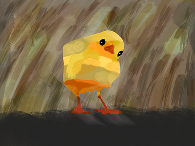 chick illustration art