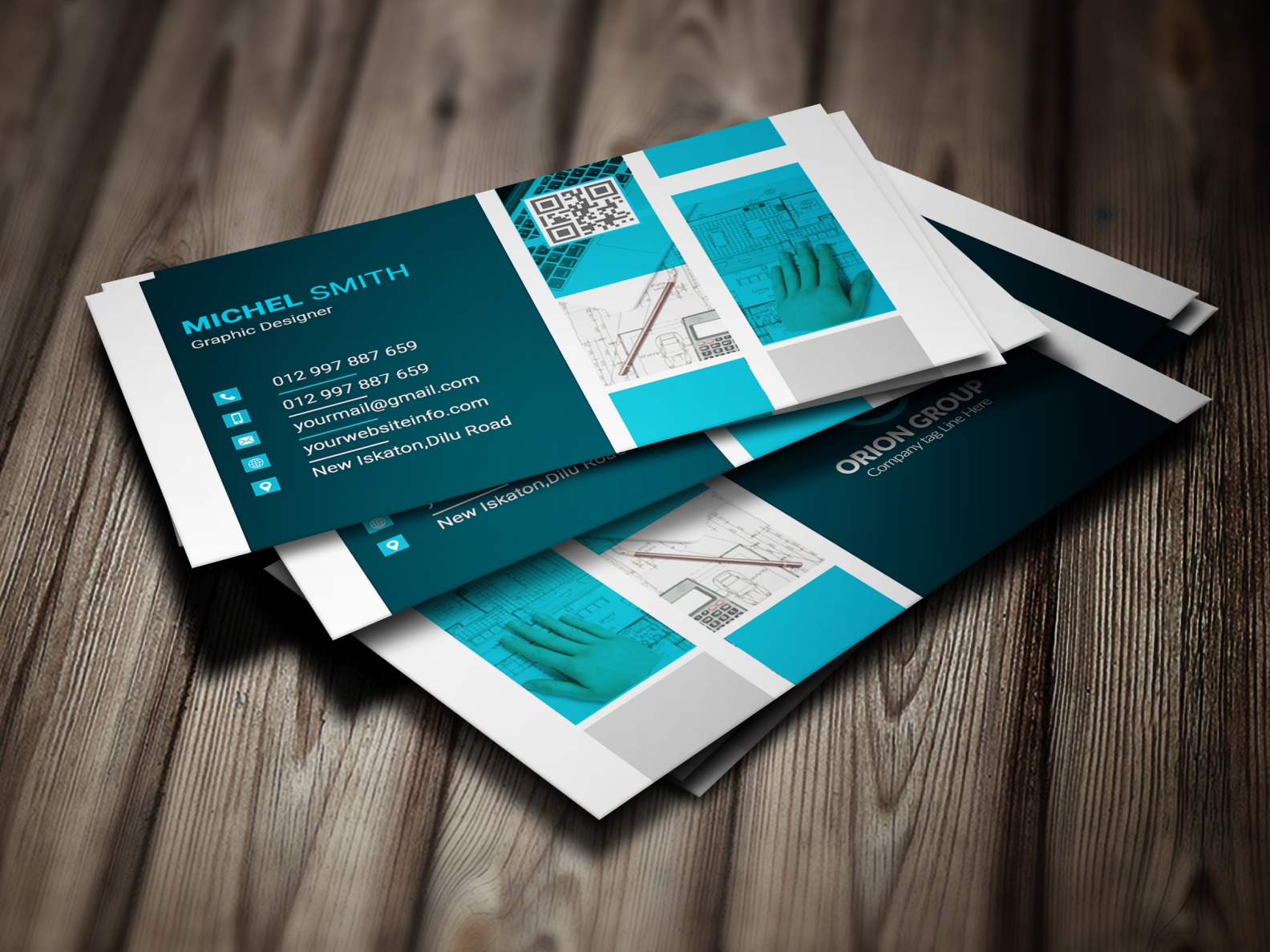 creative business card by Shawn Hasnat on Dribbble