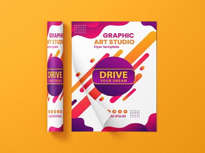 Elegant Flyer Template By Shawon Hasnat On Dribbble