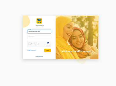 Login page design ui ui design uidesign ux uxdesign web