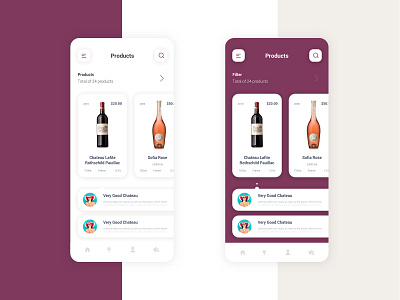 Wine App to Help Pick Your Bottle app app design art direction design mobile mobile app presentation price products uix ux ux ui wine wine bottle