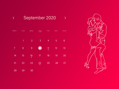 Daily UI_#038_Calendar calendar calendar 2020 calendar design calendar ui daily 100 challenge daily ui dailyui dailyui038 dailyui38 dailyuichallenge design illustration ui webdesign