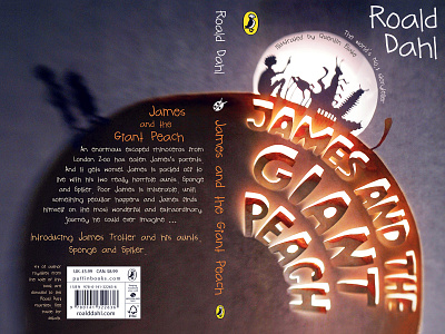 JAMES AND THE GIANT PEACH book cover cabule