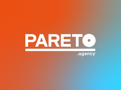 Pareto brand brand identity branding flat logo negative space typography vector