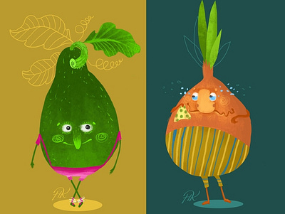 Vegetables children children book illustration design illustration typography