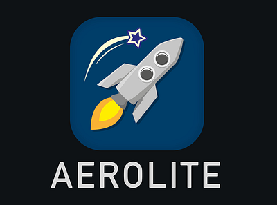 Aerolite Logo Daily logo challenge app branding design flat icon illustration illustrator logo vector