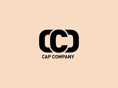 cap company app branding design fashion flat icon initial logo luxury monogram text typography vector