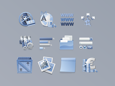 Intranet icons for B3 agency