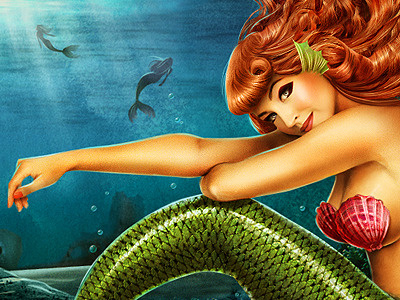 Mermaid F beauty fantasy female mermaid photo manipulation