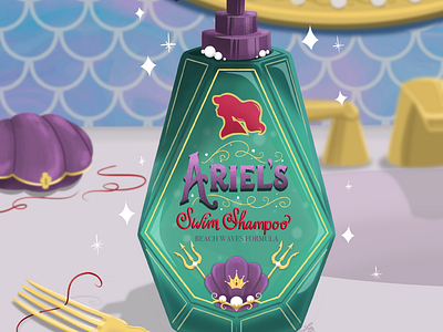 Princess Self Care Products: Ariel's Swim Shampoo