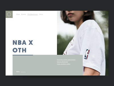 Oth Blog blog editorial feature layout minimal shop structure