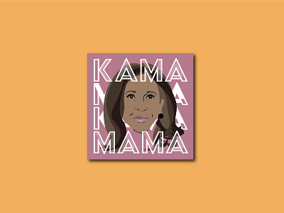 Kamala Harris (Illustration | Logo Design) 2020 apparel campaign democrat design funny illustration joe biden logo logo concept logo design politics president vote