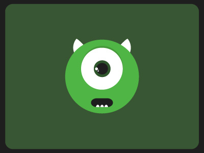 Mike Wazowski Vector By James Carpenter On Dribbble