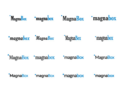 Magnabox Logos 2 design graphic design logo illustrator