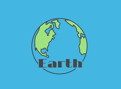The Earth 2 app design earth earth day environment environmental fff icon illustration l4l logo typography