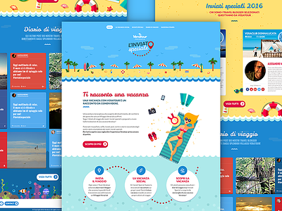 Website beach interface layout sea summer ui ux web web design webdesign website
