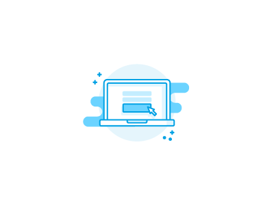 Laptop illustration / icon