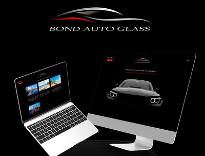 Bond Auto Glass elementor graphic design website design wordpress