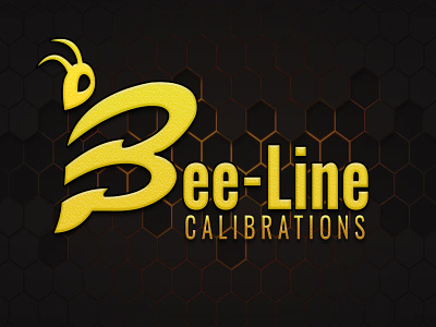Bee Line Calibrations Logo branding design graphic design illustration illustrator logo photoshop vector