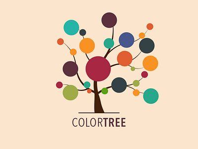 ColorTree color colorful light logo tree vector wish