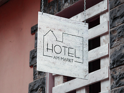 Hotel Am Markt hotel logo signboard