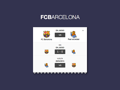 Elimination Stage app barcelona fcb official ui ux vs workflow