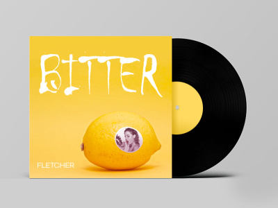 "Bitter" by FLETCHER design graphic design mockup music photoshop product design