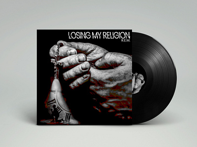 Losing My Religion by REM adobe photoshop album cover design digital art graphic design photoshop redesign