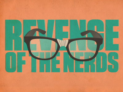 Revenge Of The Nerds illustration texture