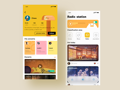 Rambo radio app design icon illustration ui