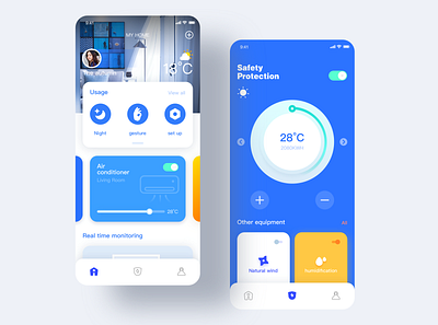 Try the concept of smart home design icon illustration ui