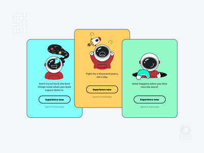 Little astronaut design ui