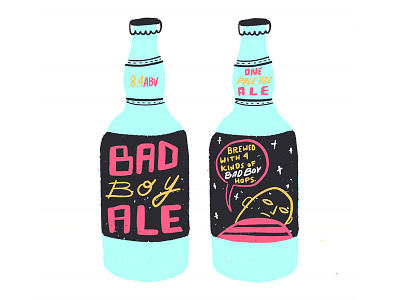 Make Your Dreams a Reality beer comic design illustration label lettering procreateapp typography