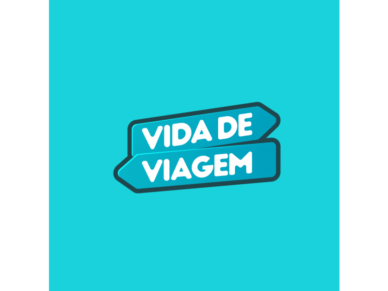 Logo - Vida de Viagem brand design brand identity branding branding design design flat graphic graphic design illustrator logo logo design logotype travel typography vector