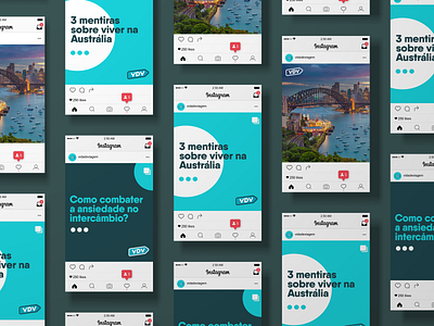 Instagram - Vida de Viagem branding design digital graphic design instagram instagram post instagram template marketing post social media social media design socialmedia travel