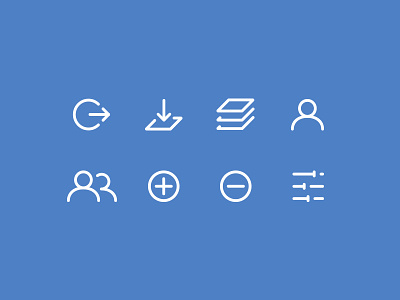 Opti Application Icons app application iconography icons simple ui