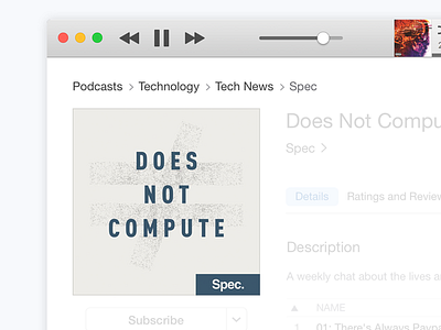 Does Not Compute – Podcast Artwork artwork branding design development identity passion podcast