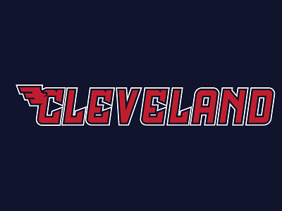 Cleveland Guardians Away Wordmark baseball baseball logo cleveland indians logo sports branding sports design