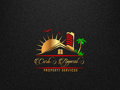 Curb Appeal 1st Design #its a #Modern Logo Design ( Real Estate)