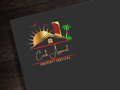 MOCK UP (Curb Appeal #Real #Estate #Logo)