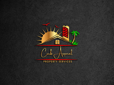 SOCIAL MEDIA ( Curb Appeal #Real #Estate #Logo)