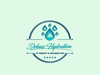 Deluxe Hydration #3rd #Concept animation art branding design illustration illustrator lettering logo type typography vector