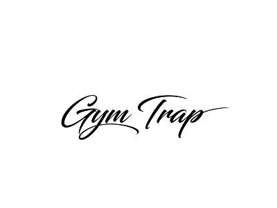 Gym Trap a Signature Logo for Client Demand animation art branding design illustration illustrator lettering logo type typography vector