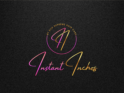 INSTANT Inches #Signature #Style animation art branding design illustration illustrator lettering logo type typography vector