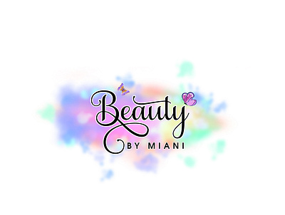 Beauty By Miani #Unique #Feminine animation art branding design illustration illustrator lettering logo type typography vector