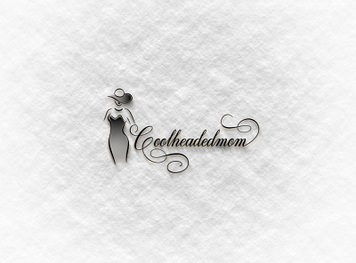 Coolheadedmom Signature Logo...! (2nd Design) 3d branding elegant graphic design logo luxury moden signature unique