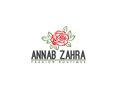 ANNAB ZAHRA (Fashion Boutique) branding elegant logo minimalist modern unique versatile