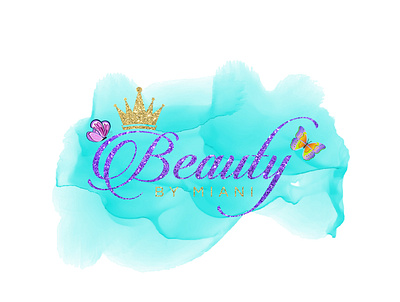 Very Beautiful Water Color Feminine Signature Logo 3d branding elegant feminine graphic design logo luxury modern signature unique water color