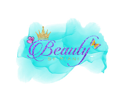 Very Beautiful Water Color Feminine Signature Logo