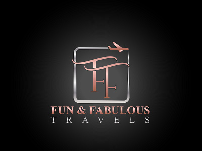 Fun & Fabulous (Signature Logo) 3d branding elegant graphic design hand drawn hand written logo luxury modern signature unique